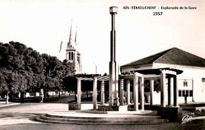 Ain-Temouchent - Esplanade de la Gare - 1957